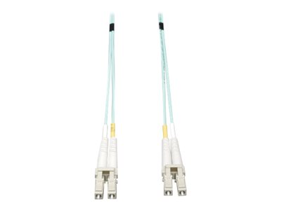 Tripp Lite 20M 10Gb Duplex Multimode 50/125 OM3 LSZH Fiber Patch Cable LC/LC Aqua, 20 Meters