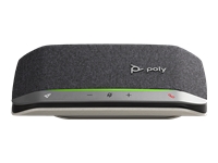 Poly Sync 20+ - Smart speakerphone - Bluetooth - wireless, wired - USB-A - black, silver - Zoom Certified, Certified for Microsoft Teams
