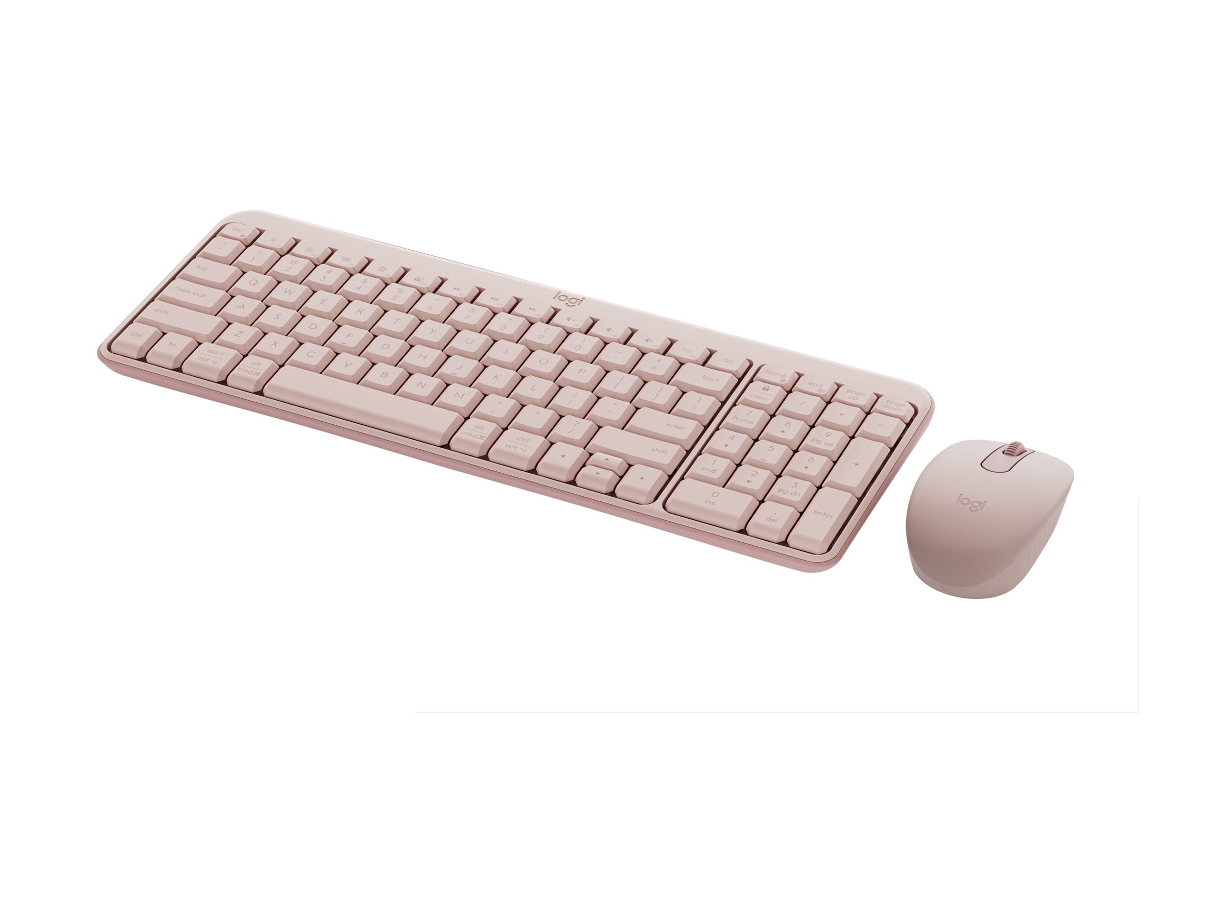 Logitech MK250 keyboard and mouse set QWERTY English rose Input Usage / lifestyle Right-angle 72800