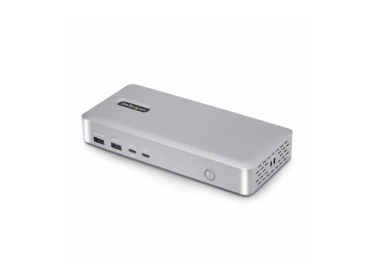 StarTech.com USB4 Docking Station, USB-C 40Gbps, Dual Video HDMI, Up to 2x 4K 60Hz 4:4:4 (RGB) or 2x 4K 120Hz 4:2:2, Multi-Monitor Dock, 6x USB, 2.5GbE, 100W PD - dokovací stanice - USB4 / Thunderbolt 4 - 2 x HDMI - 1GbE, 2.5GbE – foto 2