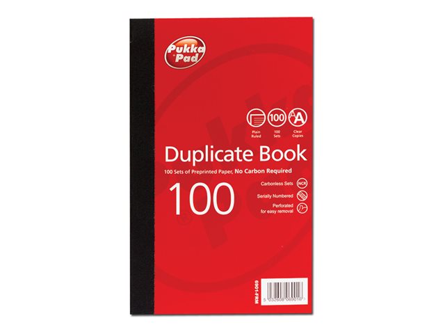 Pukka Pad Duplicating Book 100 Sheets 216 X 130 Mm Duplicate