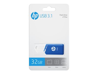 HP x755w USB Stick 32GB Capless