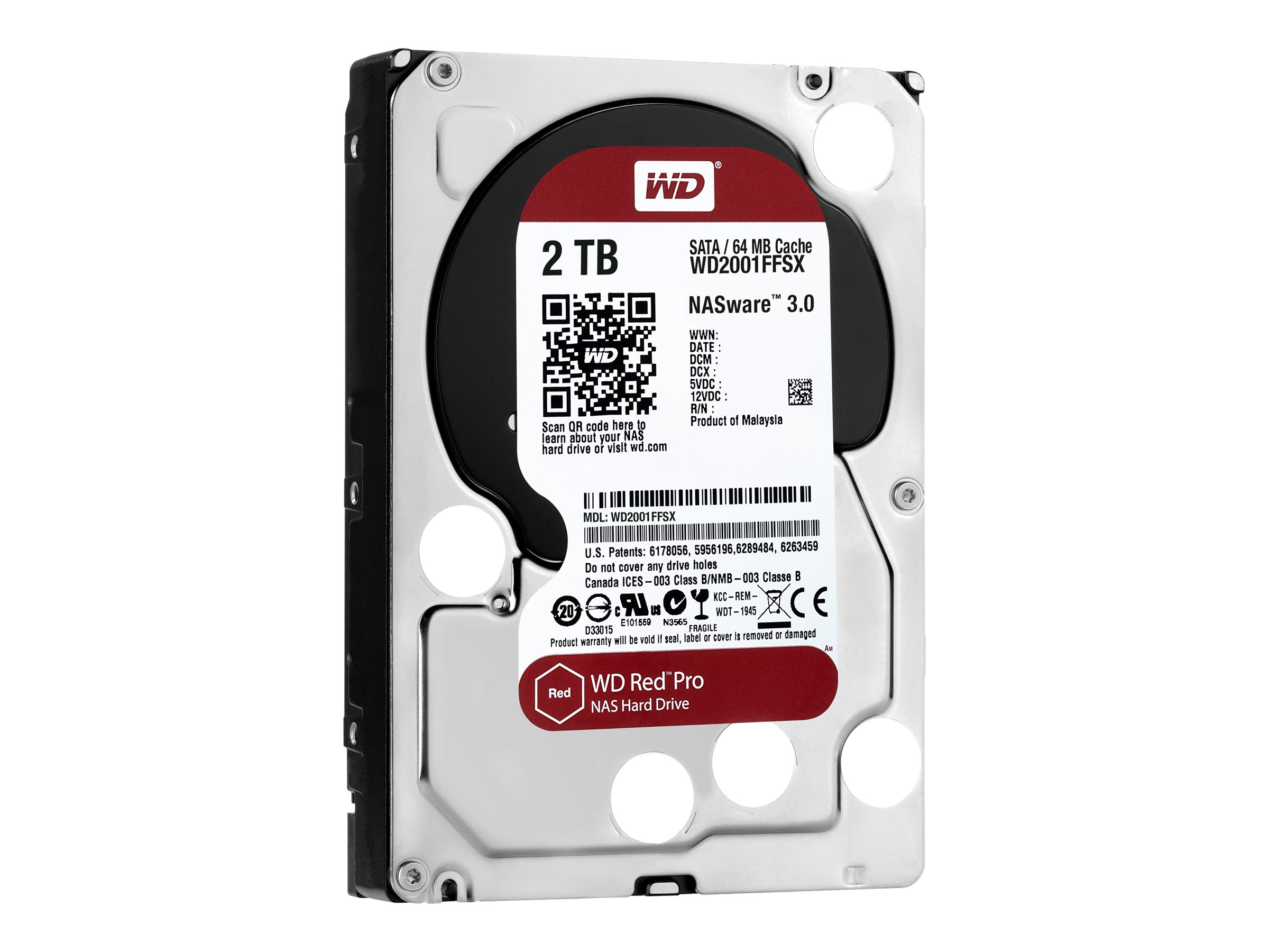 内蔵型ハードディスクドライブ WD Red Pro WD2001FFSX 2TB HDD [WRa1] WD Red Pro NAS Hard Drive WD2001FFSX | Overview, Specs, Details | SHI
