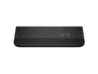 HP 580K - keyboard - dual mode, 3-zone layout, multi-device, low profile key travel full size - UK - black Input Device