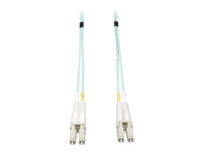 Tripp Lite 15M 10Gb Duplex Multimode 50/125 OM3 LSZH Fiber Patch Cable LC/LC Aqua 15 Meters