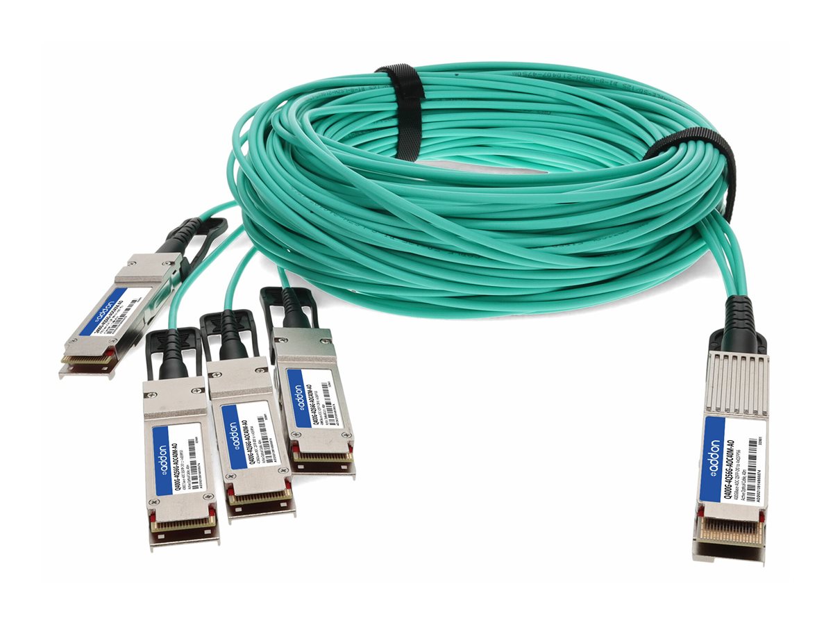MSA & TAA COMPLIANT DAC400GBASE QSFP-DD/4XQSFP56 PAM-4 40M
