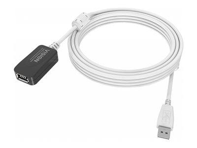 5 m USB 2.0 extension cable - gold connectors - fe