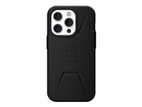UAG Rugged Case for iPhone 14 Pro [6.1-in] - Civilian for MagSafe Black Beskyttelsescover Sort Apple iPhone 14 Pro