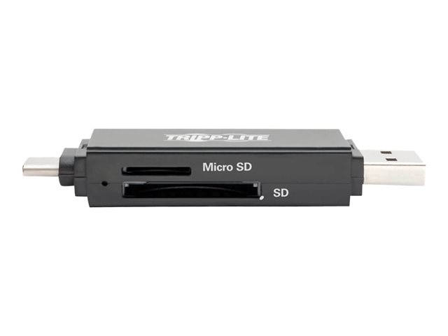 Tripp Lite USB C Gen 1 Multi-Drive Smart-Card Flash-Memory Media Reader/Writer USB Type C, USB-C, USB Type-C