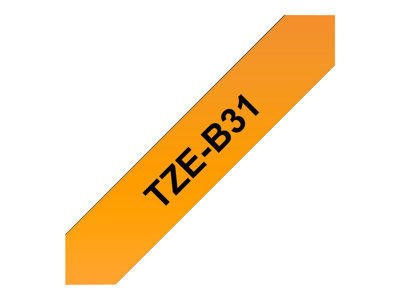 BROTHER P-TOUCH TZE-B31 noir sur neon