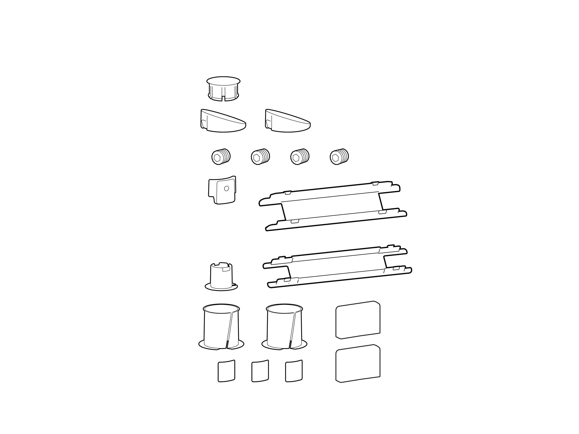 Ergotron LX Pro - Spare parts kit for wall arms