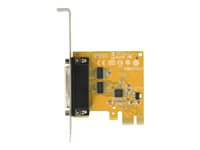 DeLock PCI Express Card > 2 x Serial RS-232 high speed 921K ESD protection Seriel adapter PCI Express 2.0 x1 921.6Kbps