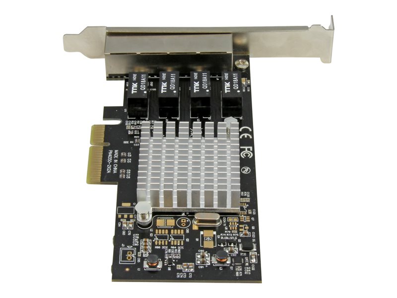 StarTech.com Carte réseau PCI Express à 2 ports 10GBASE-T / NBASE-T avec  chipset Intel X550 - Carte réseau 2 ports 10G/5G/2.5G/1G/100Mbps -  adaptateur
