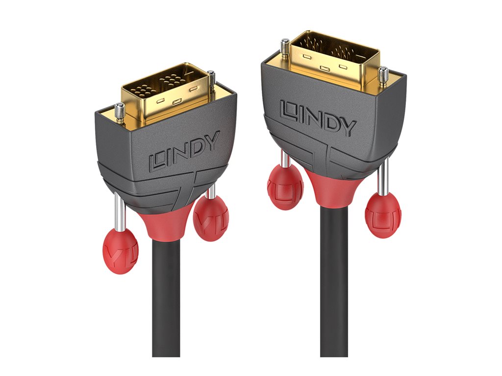 LINDY 10m DVI-I Cable M/M Anthra Line