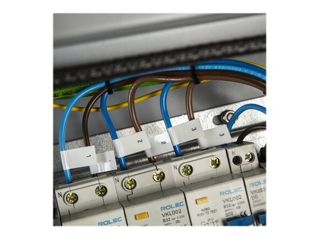 BROTHER TZEFX221 9mm BLACK ON WHITE FLE