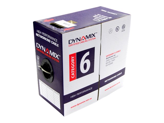 Dynamix C-C6EXT-SLDBK bulk cable 305 m Package view Right-angle 77000