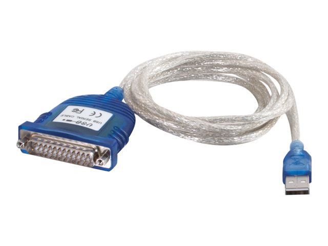 C2G 6FT USB TO DB25 SERIAL RS232 ADAPTER CABLE