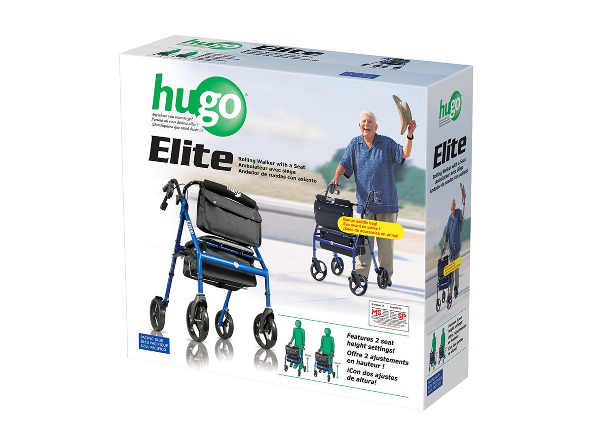 Hugo Elite Rollator - Blue - 700-959