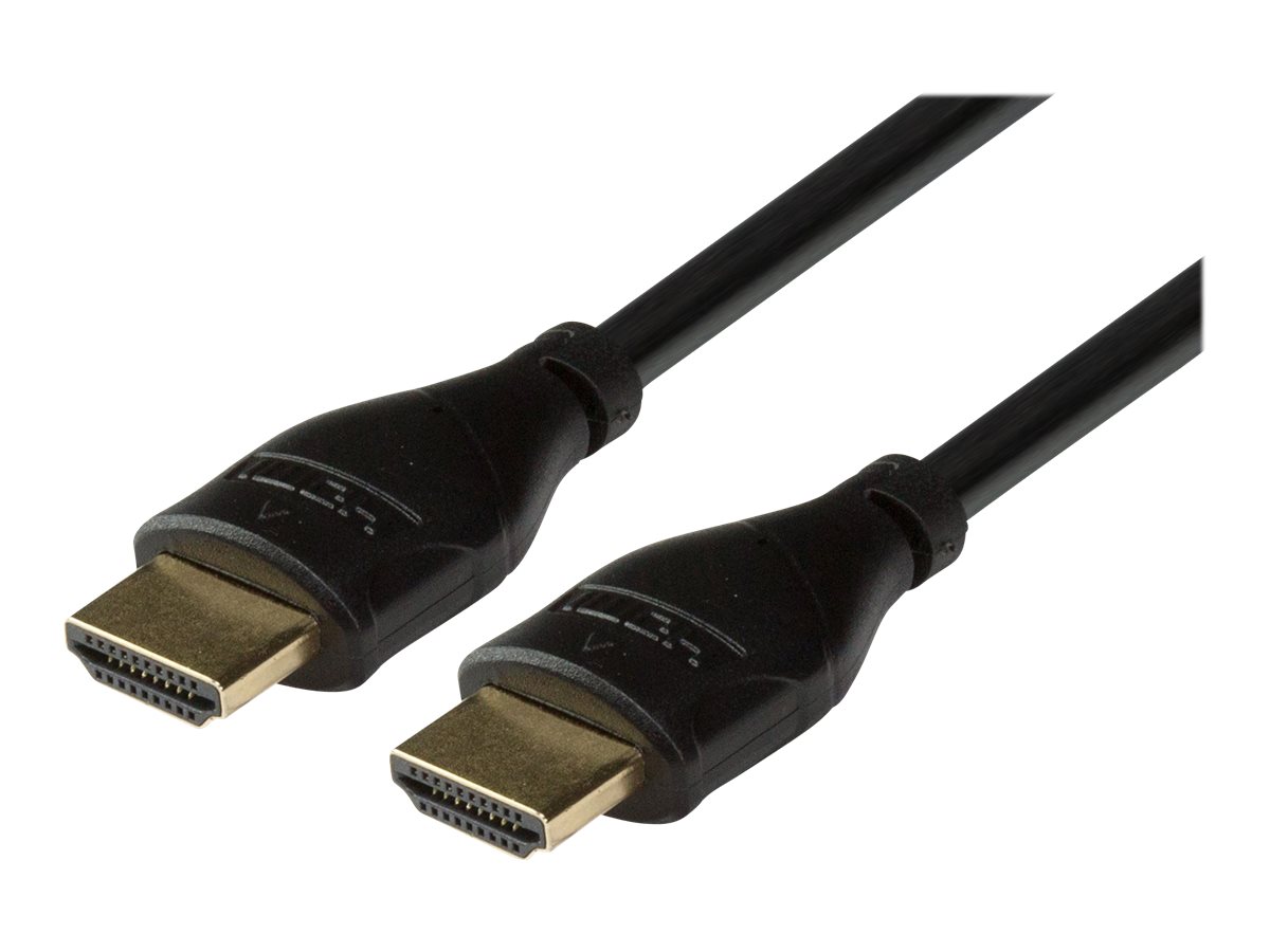 Dynamix Slimline HDMI cable with Ethernet 30 Product shot Front 79800