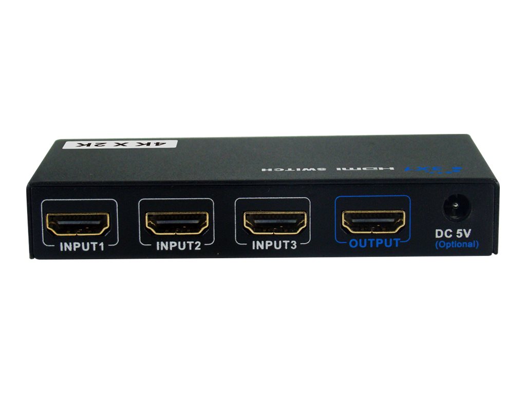 Lenkeng video/audio switch 3 Product shot Left-angle 79600