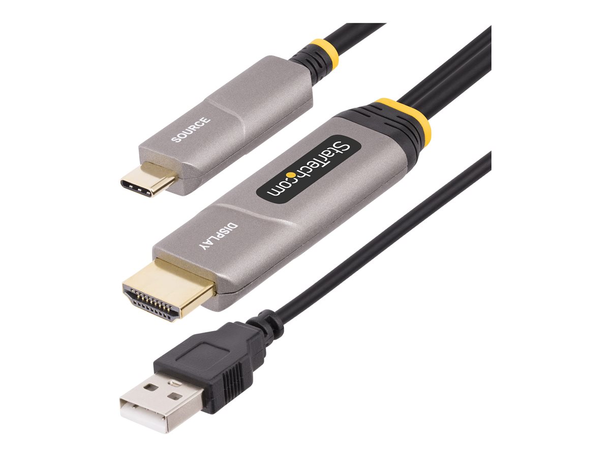 StarTech.com 30ft (9.15m) USB-C to HDMI 2.0 Active Optical Cable, 4K 60Hz - HDMI kabel - 9.15 m