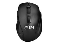 4XEM Mouse right-handed optical 5 buttons wireless 2.4 GHz black
