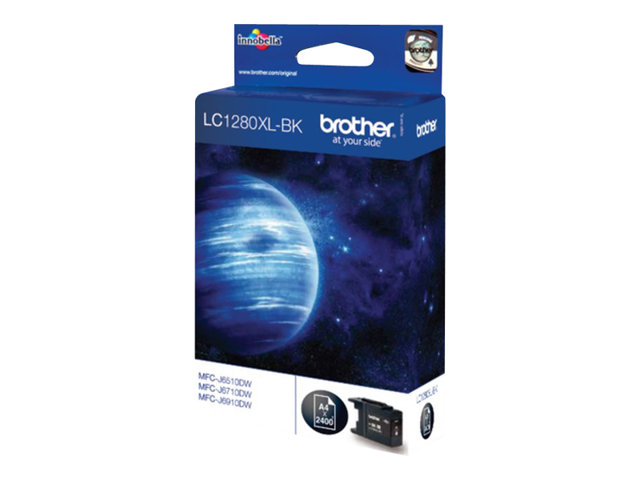 Brother LC1280XLBK - black - original - ink cartri