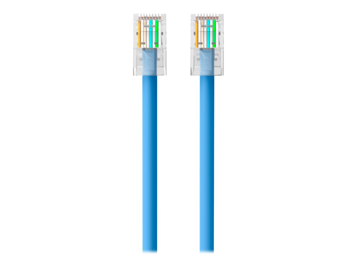 Belkin 5ft CAT6 Ethernet Patch Cable, RJ45, M/M, Blue
