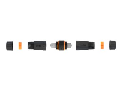 DELOCK Kabelverbinder LSA zu LSA Cat.6A IP68 wasserfest sw Kabel
