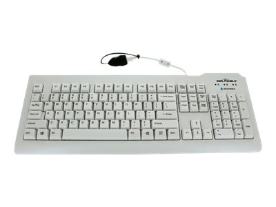 Seal Shield Silver Seal Waterproof Keyboard USB US waterproof white