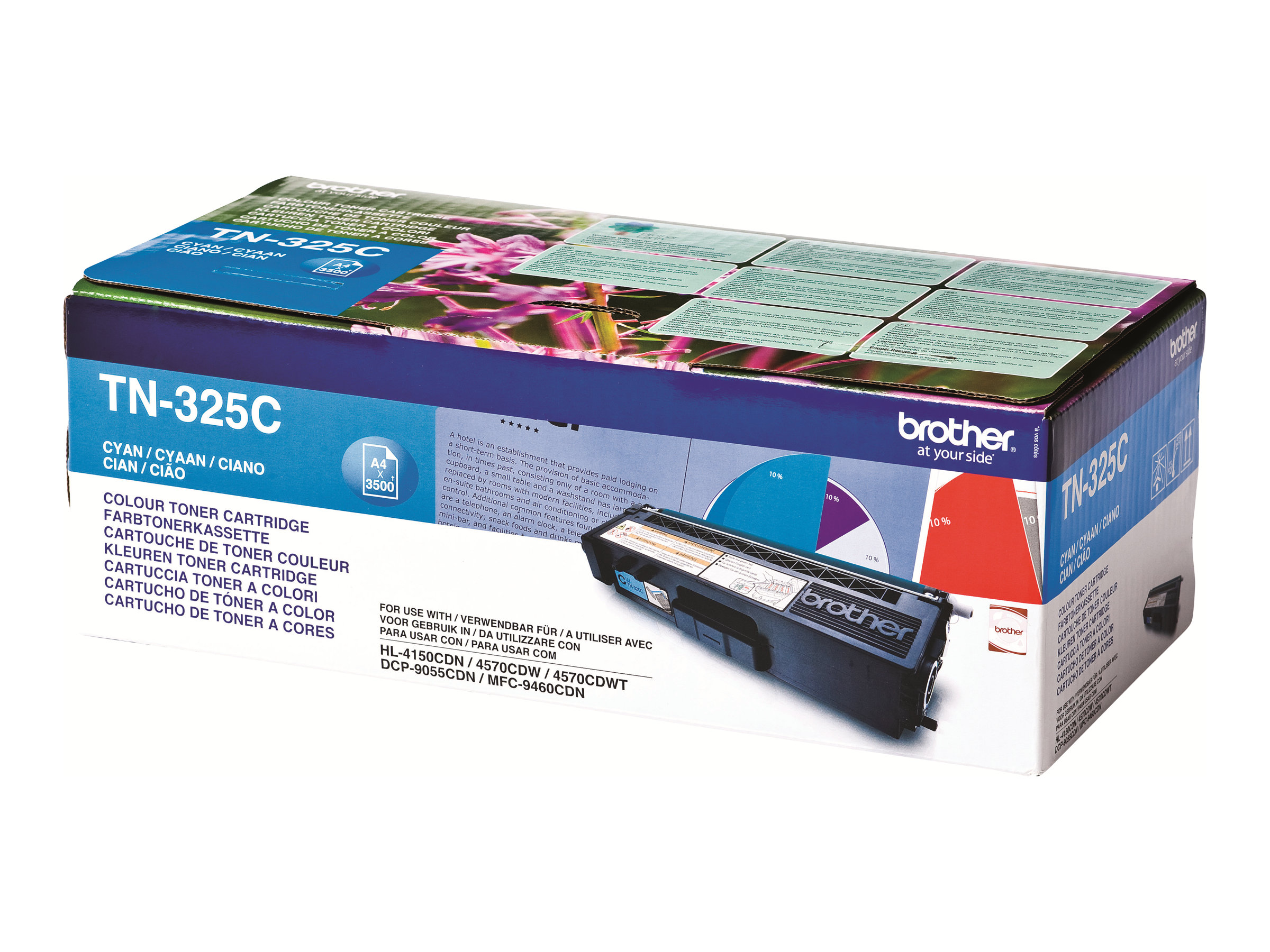 Brother Tn325c Cyan Original Toner Cartridge Brother Tn325c Cyan Original Toner Cartridge