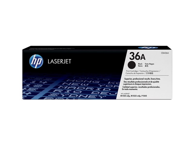 HP LASERJET CB436A BLACK PRINT