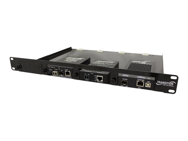 Transition Rack Transition Networks 4-slot Media Converter Shelf - network device rack ...
