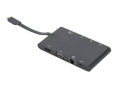 DIGITUS Dockingstation USB3.0/C 9xBu Universal Travel sw - DA-70865