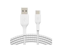 BELKIN Câble tressé USB-A USB-C 1m noir