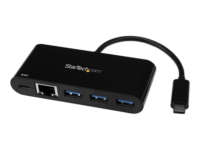 StarTech.fr Adaptateur USB-C vers Gigabit Ethernet avec port USB-A -  Adaptateur Réseau Blanc 1Gbps NIC USB 3.0/3.1 Type C - 1GbE USB-C RJ45/LAN  TB3 Compatible Win, Mac, Chromebook