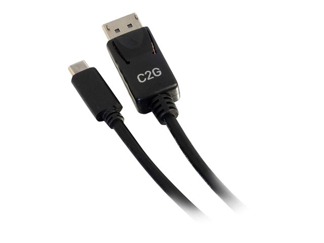 C2G 6ft USB C to DisplayPort Cable - 4K 30Hz - externí video adaptér - černá – foto 4