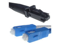 CONNEkT GEAR - Patch cable - SC single-mode (M) to MT-RJ single-mode (M) - 10 m - fibre optic - 9 / 125 micron - molded - yellow