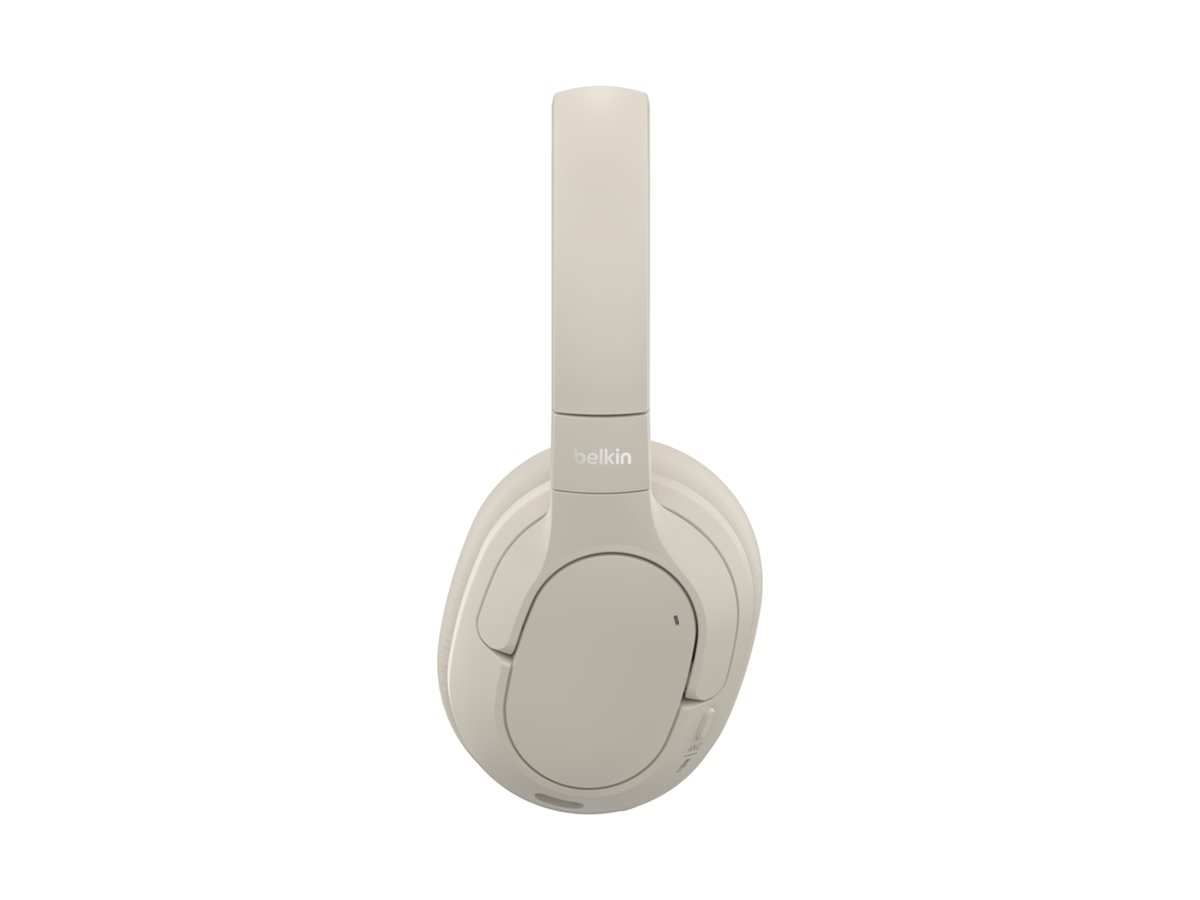 Belkin SoundForm Isolate Wireless Noise-Canceling Over-Ear Headphones - Thumbnail 4