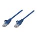 NETWORK CABLE CAT6 CCA 2M BLUE U/UTP SNAGLESS/BOOT
