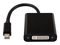 V7 Adapter Mini DisplayPort han (input) -> DVI-D hun (output) Sort