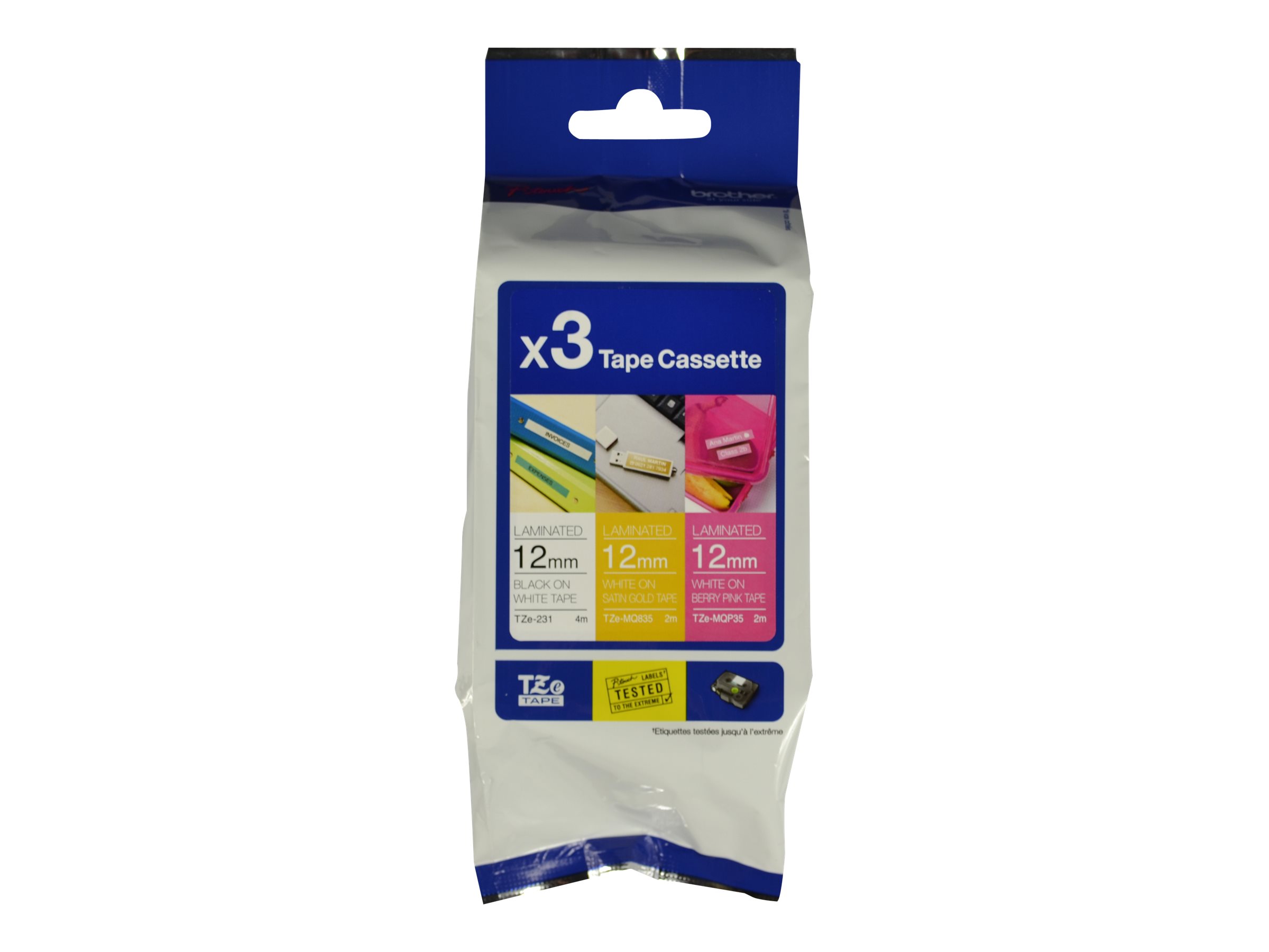 Brother TZe-33M3 laminated tape 3 Package view Front 79975