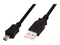 ASSMANN Basic USB 2.0 USB-kabel 1m Sort