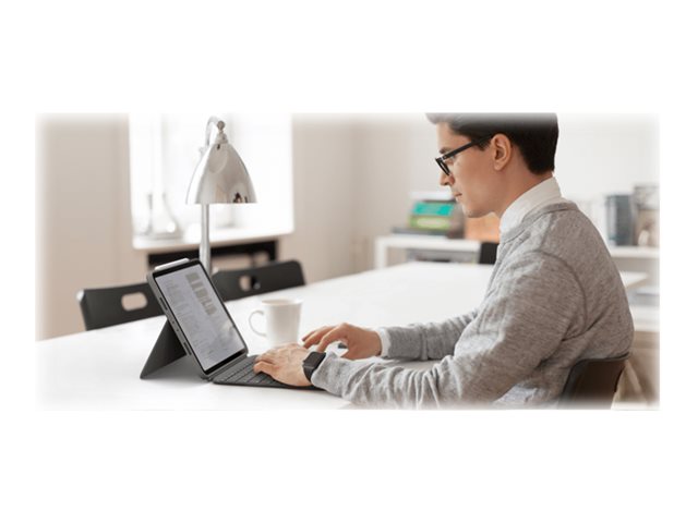 Logitech Combo Touch - klávesnice a pouzdro - s trackpad - AZERTY - francouzská - oxfordská šedá Vstupní zařízení – foto 10