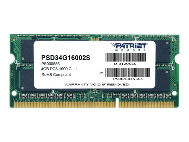 DDR3 SO-DIMM 4GB 1600-11 SL Patriot riot
