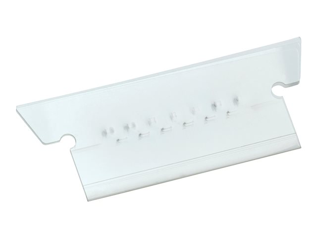 Rexel Crystalfile Hanging File Tab Clear Pack Of 50