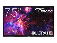 Optoma Creative Touch 3753RK 3-Series - 75" LED-backlit LCD display - 4K - for interactive communication