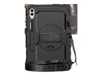 Amzer Tuffen Back cover for tablet rugged silicone, polycarbonate black 14.6INCH 