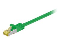 MicroConnect CAT 7 SFTP, PiMF 50cm Netværkskabel Grøn