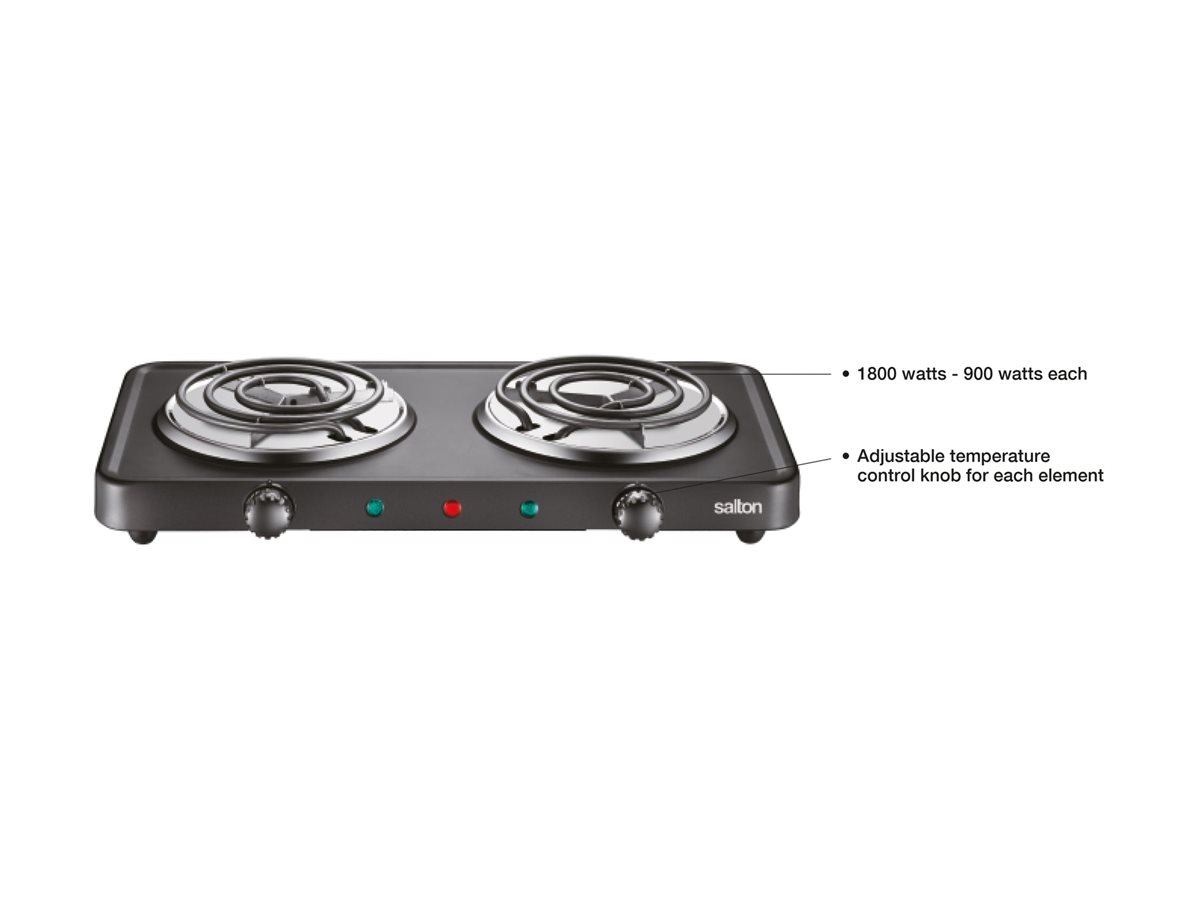 Salton Electric Hot Plate - Black - HP1941